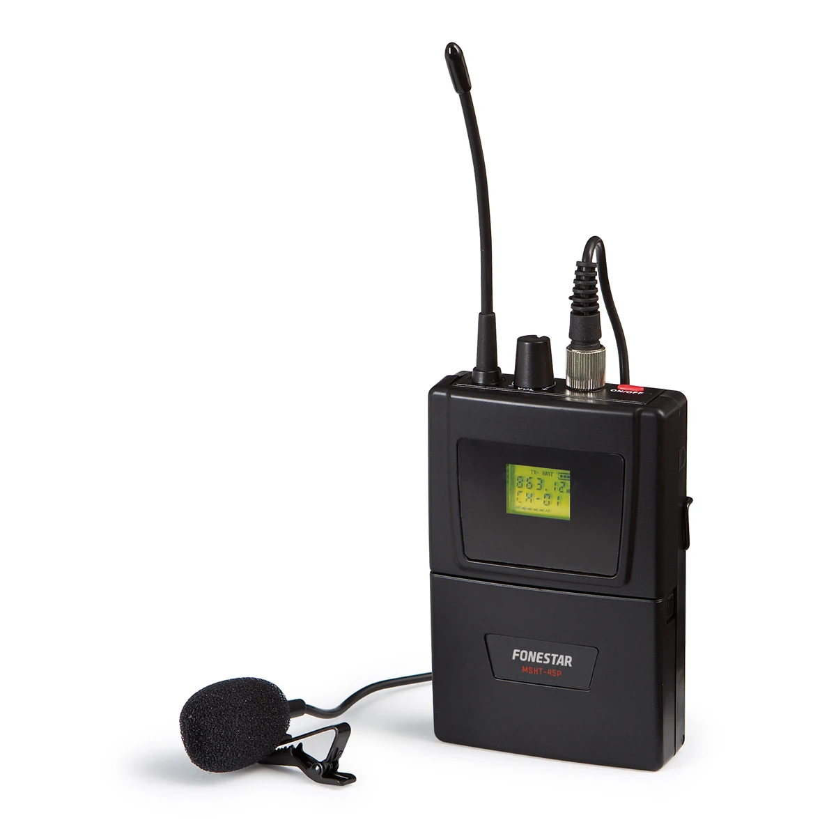 Juhtmevaba mikrofon MSHT-45P-512 32 UHF kanalit