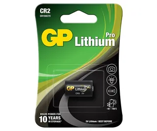 Patarei GP CR2 Pro Liitium 3V 16x27mm 1tk