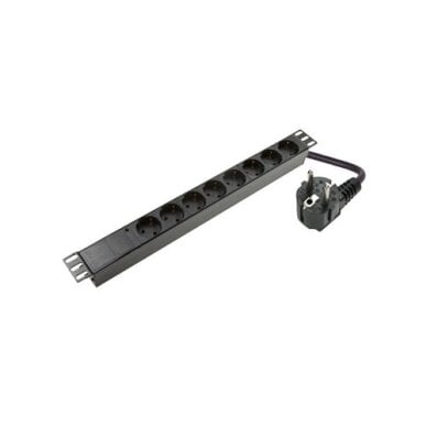 Toitepaneel lülitita PDU08FC14P 8x220V Schuko 19" Rack 1.8m