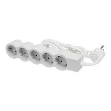 Pikendusjuhe 694555 5 pesa 16A 1.5m 1.5mm² valge