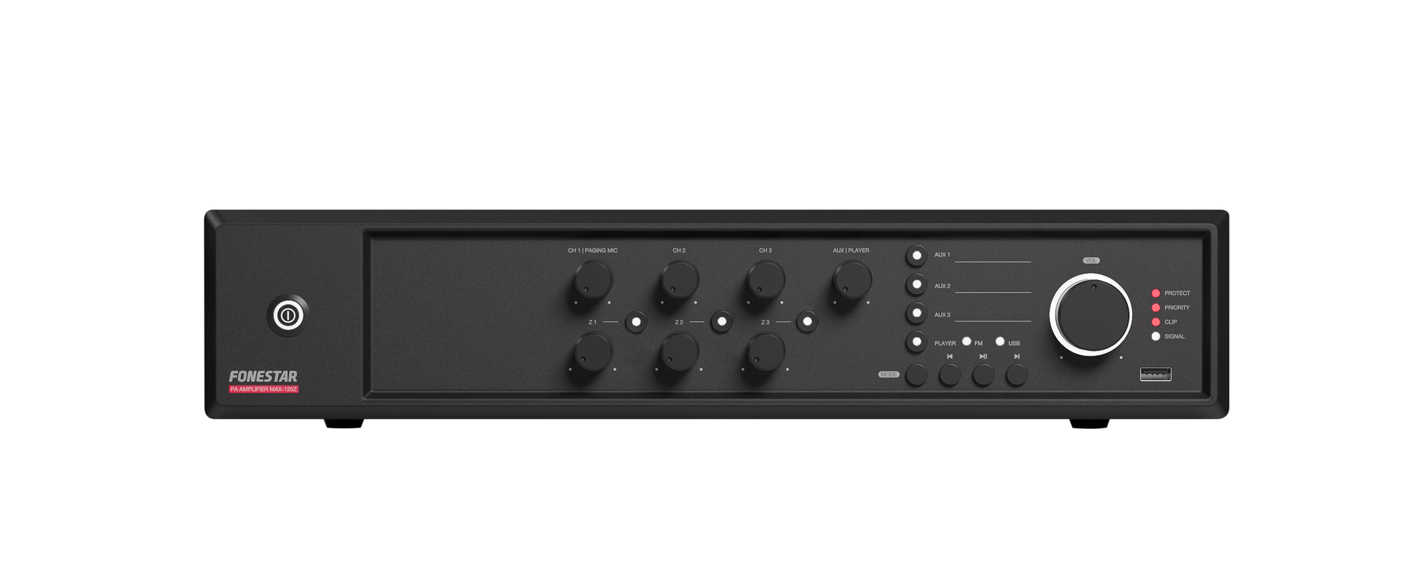Võimendi MAX-120Z 120W 100V/4Ω