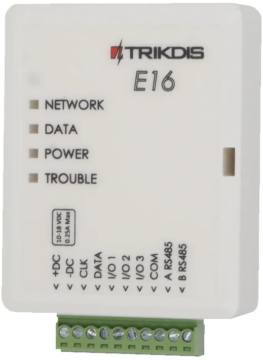 Ethernet kommunikaator E16 3 universaalset sisend-/väljundklemmi (I/O) | kaameramaailm.ee Ethernet kommunikaator E16 3 universaalset sisend-/väljundklemmi (I/O)