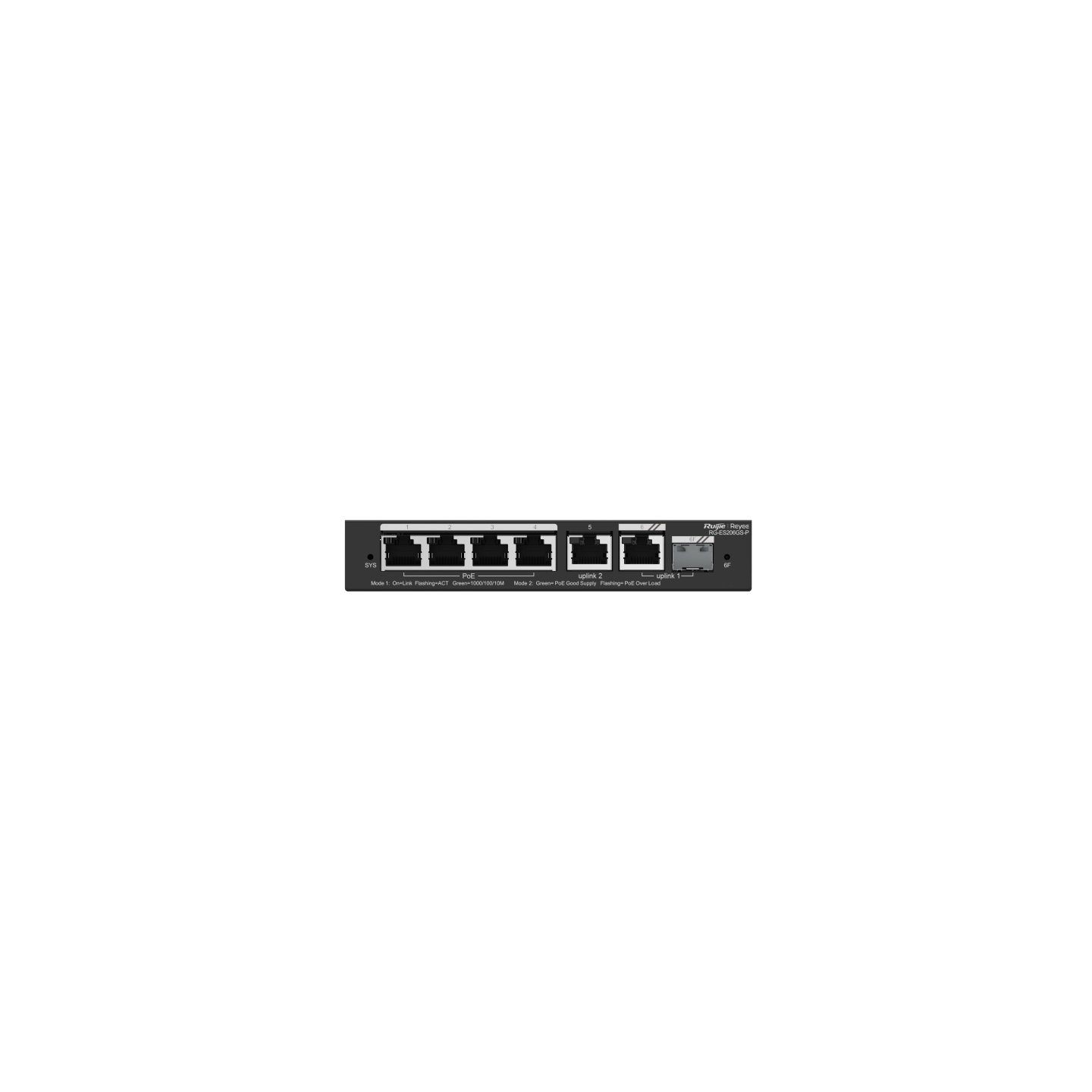 Switch RG-ES206GS-P PoE 6-porti