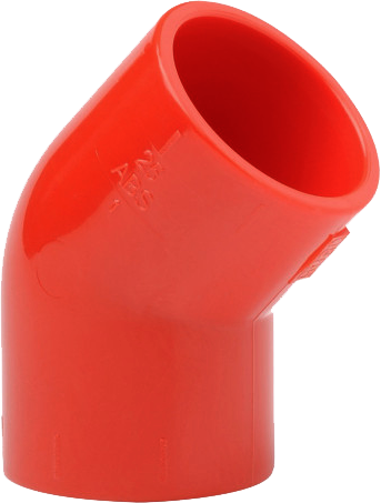 Aspiratsiooni nurk SAEY500250RS ABS 45° punane