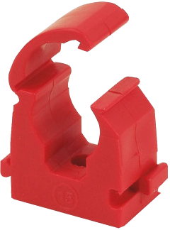 Torutoe klamber STS25REDK ABS punane
