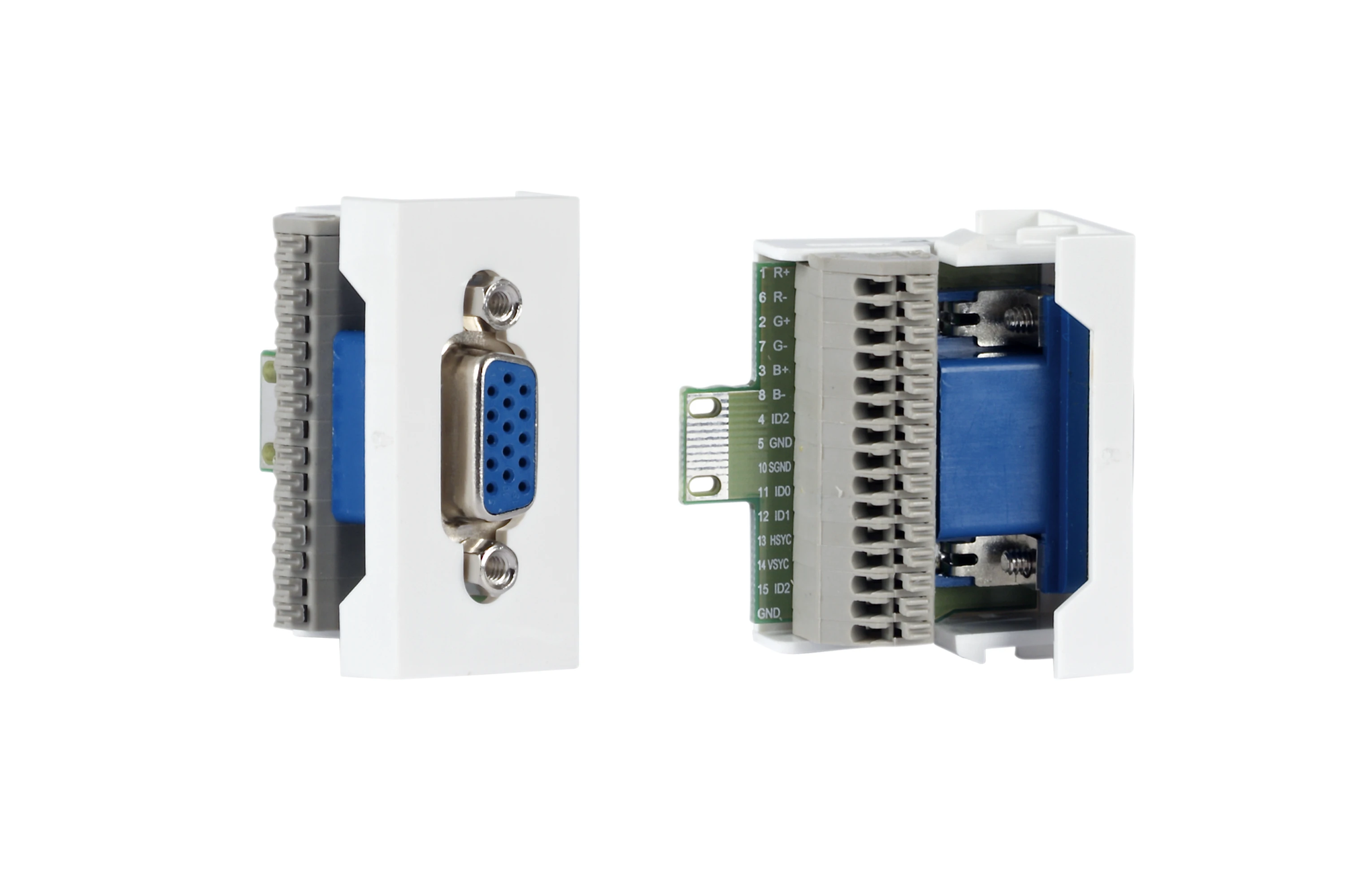 1/2 ühenduspaneel WP‑34V VGA emane D15