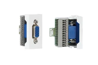 1/2 ühenduspaneel WP‑34V VGA emane D15