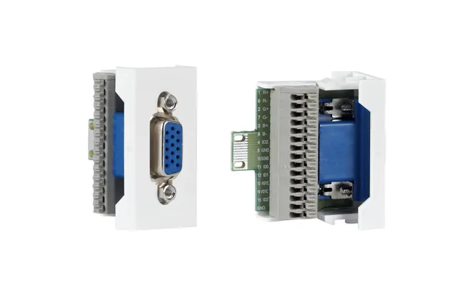 1/2 ühenduspaneel WP‑34V VGA emane D15 | kaameramaailm.ee 1/2 ühenduspaneel WP‑34V VGA emane D15