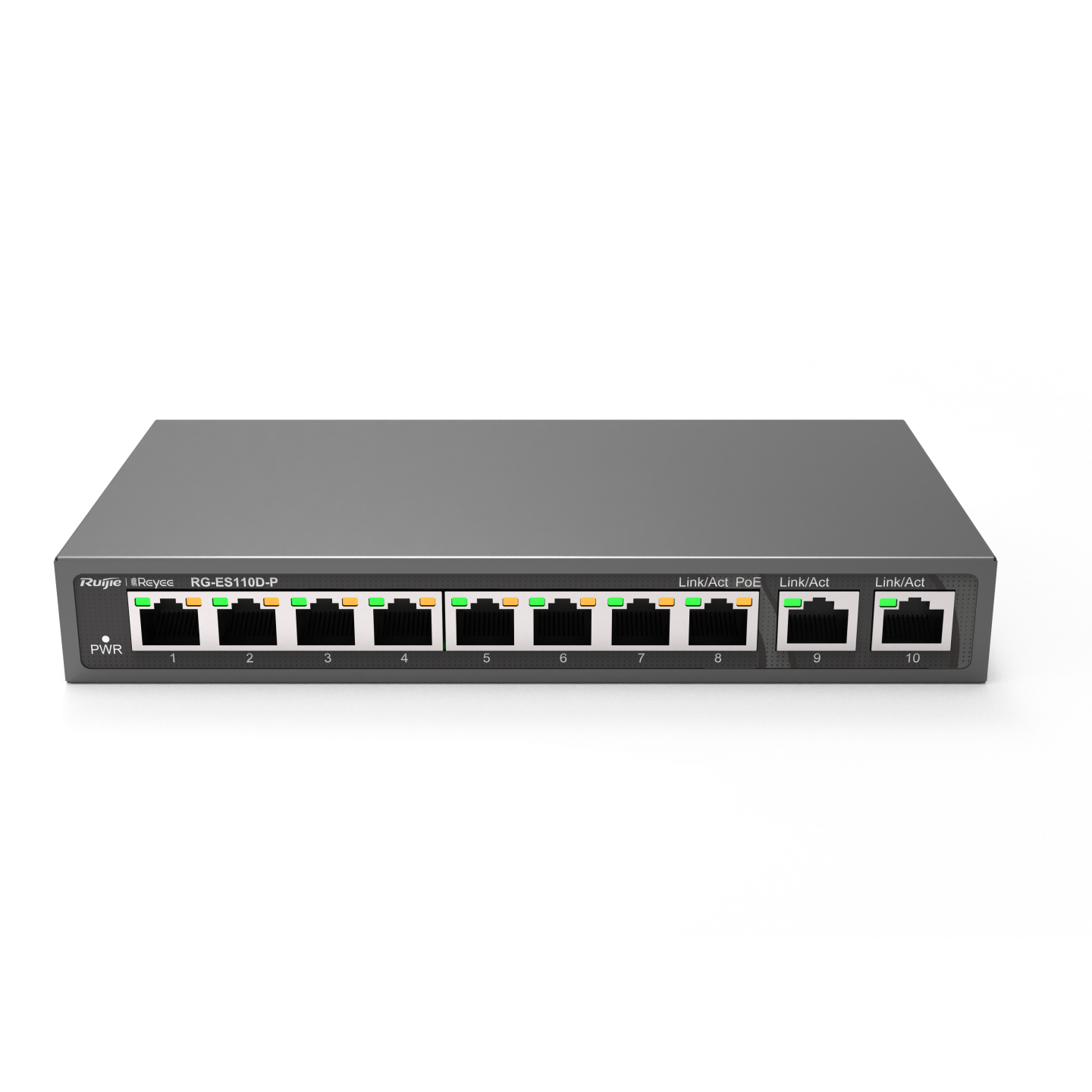 Switch RG-ES110D-P Unmanaged 8-port 10/100Mbps