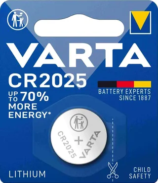 Patarei VARTA Long Life CR2025 nööp 3V 1tk