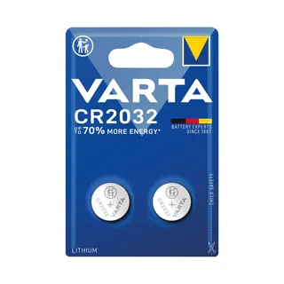 Patarei VARTA Long Life CR2032 nööp 3V 2tk