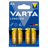 Patarei VARTA Long Life LR6/AA 4tk (1/2)