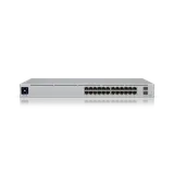 Ubiquiti USW-Pro-24-PoE UniFi manageeritav switch • 24 porti, 400 W PoE++ • 19" rack 1U (1/4)