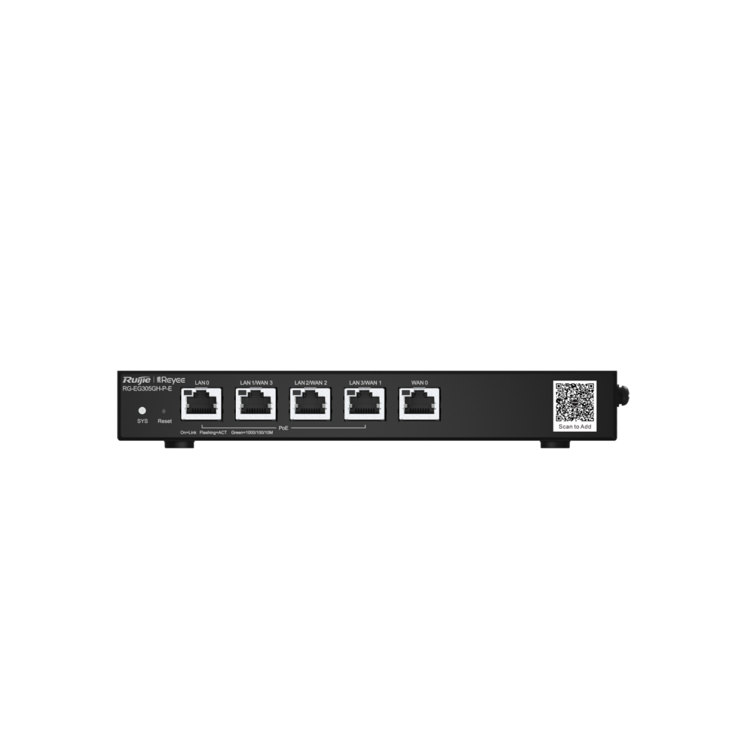 Ruuter kontorisse RG-EG305GH-P-E 5-porti PoE 64VPN