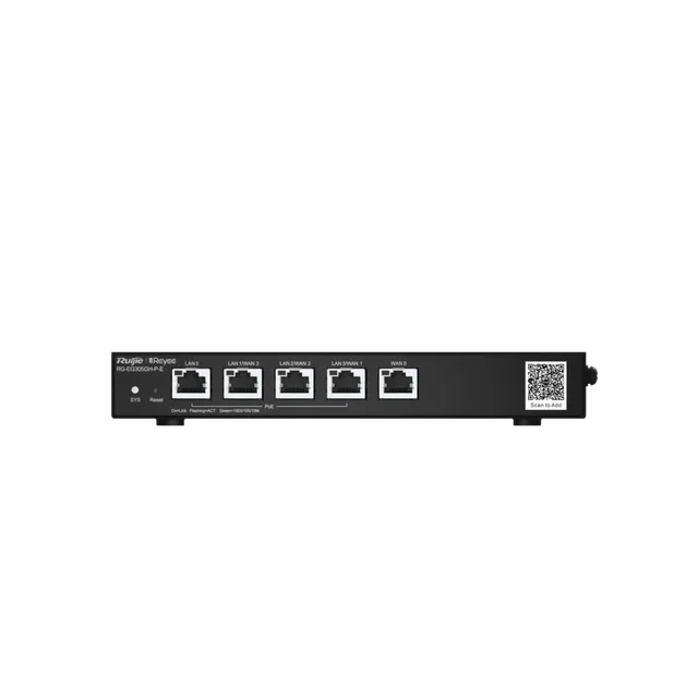 Ruuter kontorisse RG-EG305GH-P-E 5-porti PoE 64VPN | kaameramaailm.ee Ruuter kontorisse RG-EG305GH-P-E 5-porti PoE 64VPN
