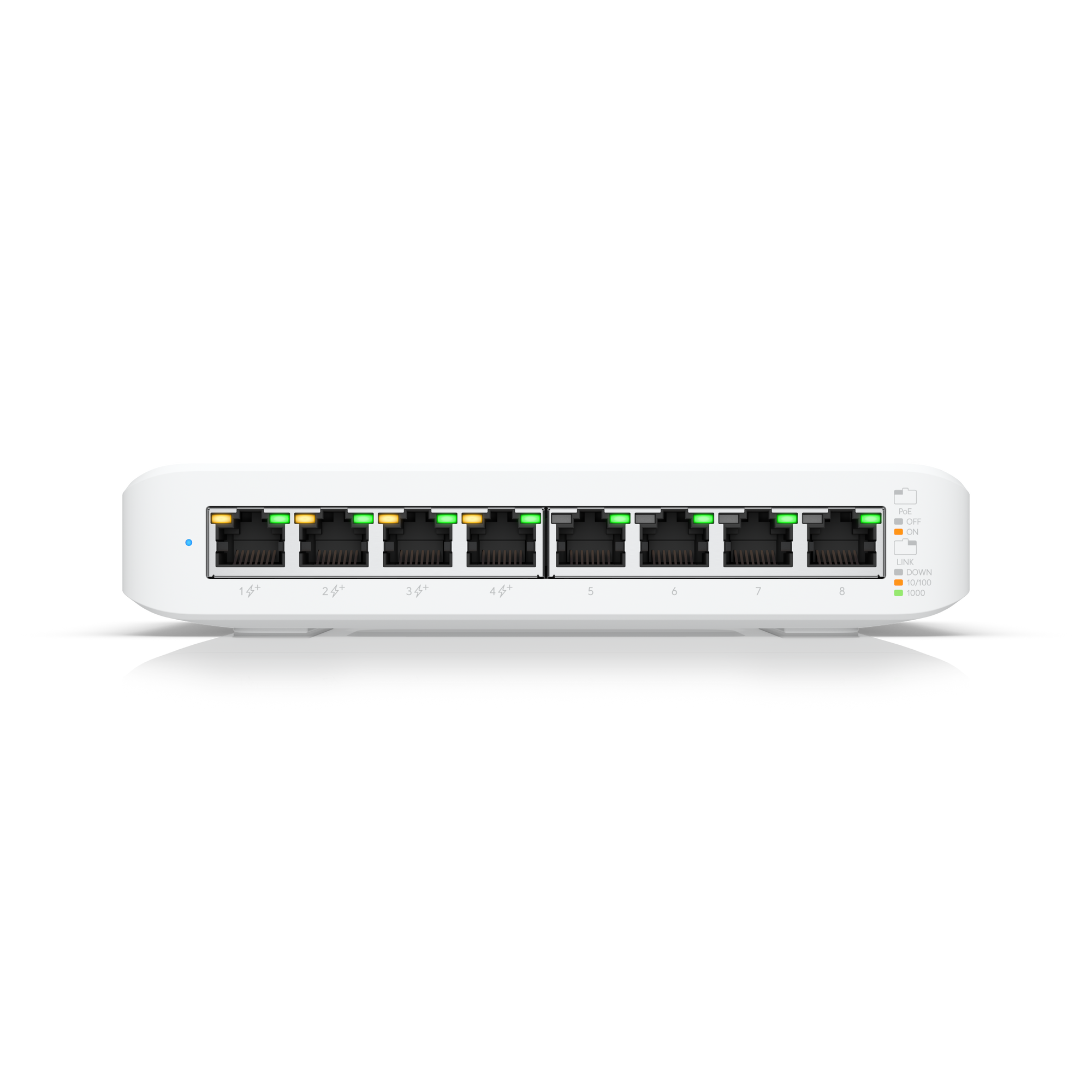 Ubiquiti USW-Lite-8-POE UniFi manageeritav Gigabit switch • 8 porti (4 PoE+ 52W)