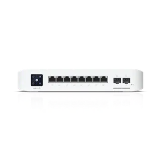 Ubiquiti USW-Pro-8-PoE UniFi manageeritav switch • 8 PoE porti + 2 SFP+ • 19" rack 1U