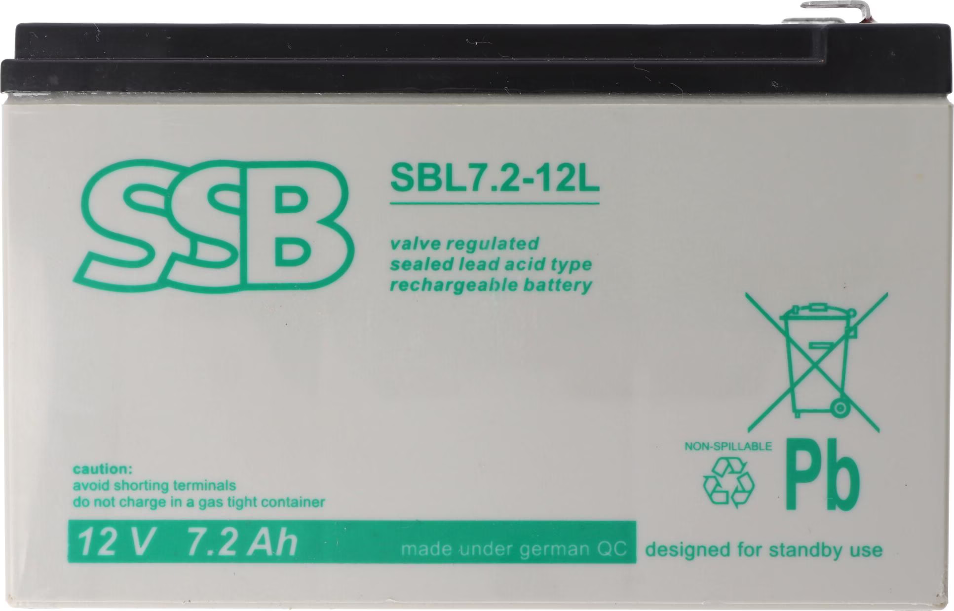 Aku SBL7.2-12L F2 12V 7.2Ah