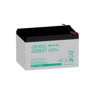 Aku SBL12-12L F2 12V 12Ah Lai klemm