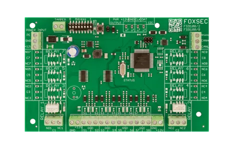 Expansion module FS9108/2 PCB 8 sis/2 välj