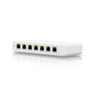 Ubiquiti USW-Ultra UniFi manageeritav switch • 8 porti, 42 W PoE+ • lauapealne