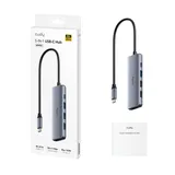 Adapter UH405 1.0 5-In-1 HDMI 4K USB-C Hub hõbe-hall (2/2)