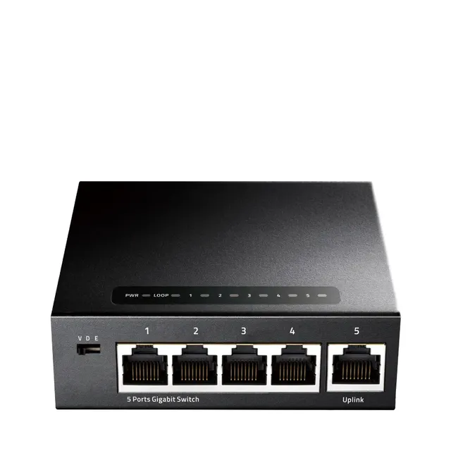 Switch GS105D Unmanaged 5-Port Gigabit 4.0 | kaameramaailm.ee Switch GS105D Unmanaged 5-Port Gigabit 4.0