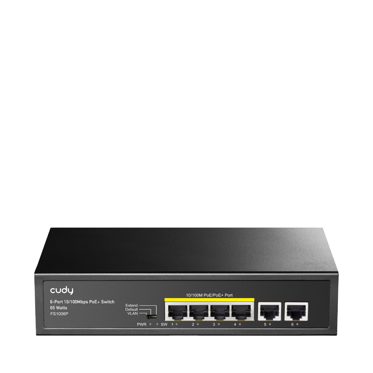 Switch FS1006P 2.0 6-port 10/100Mbps PoE+
