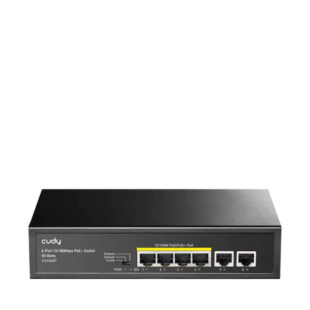 Switch FS1006P 2.0 6-port 10/100Mbps PoE+ | kaameramaailm.ee Switch FS1006P 2.0 6-port 10/100Mbps PoE+