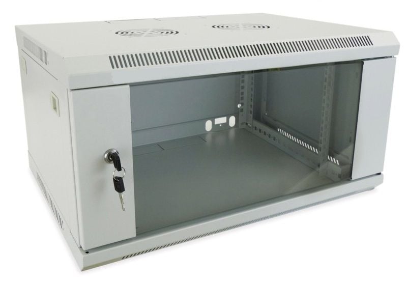Võrgukapp AWM2-6606 19" 6U seinapealne hall