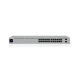 Ubiquiti USW-24-POE UniFi manageeritav Gigabit switch • 24 porti (16 PoE+ (95W) ) + 2 SFP (1/4)