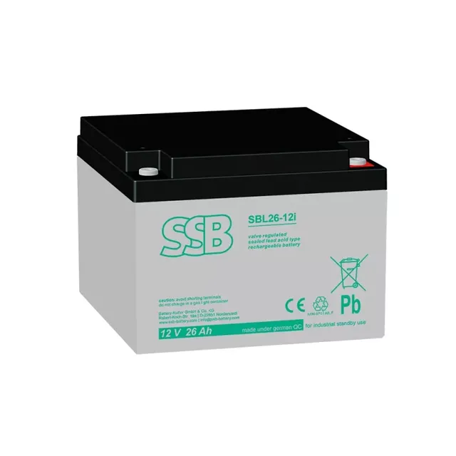 Aku SBL 26-12i AGM 26Ah 12V | kaameramaailm.ee Aku SBL 26-12i AGM 26Ah 12V