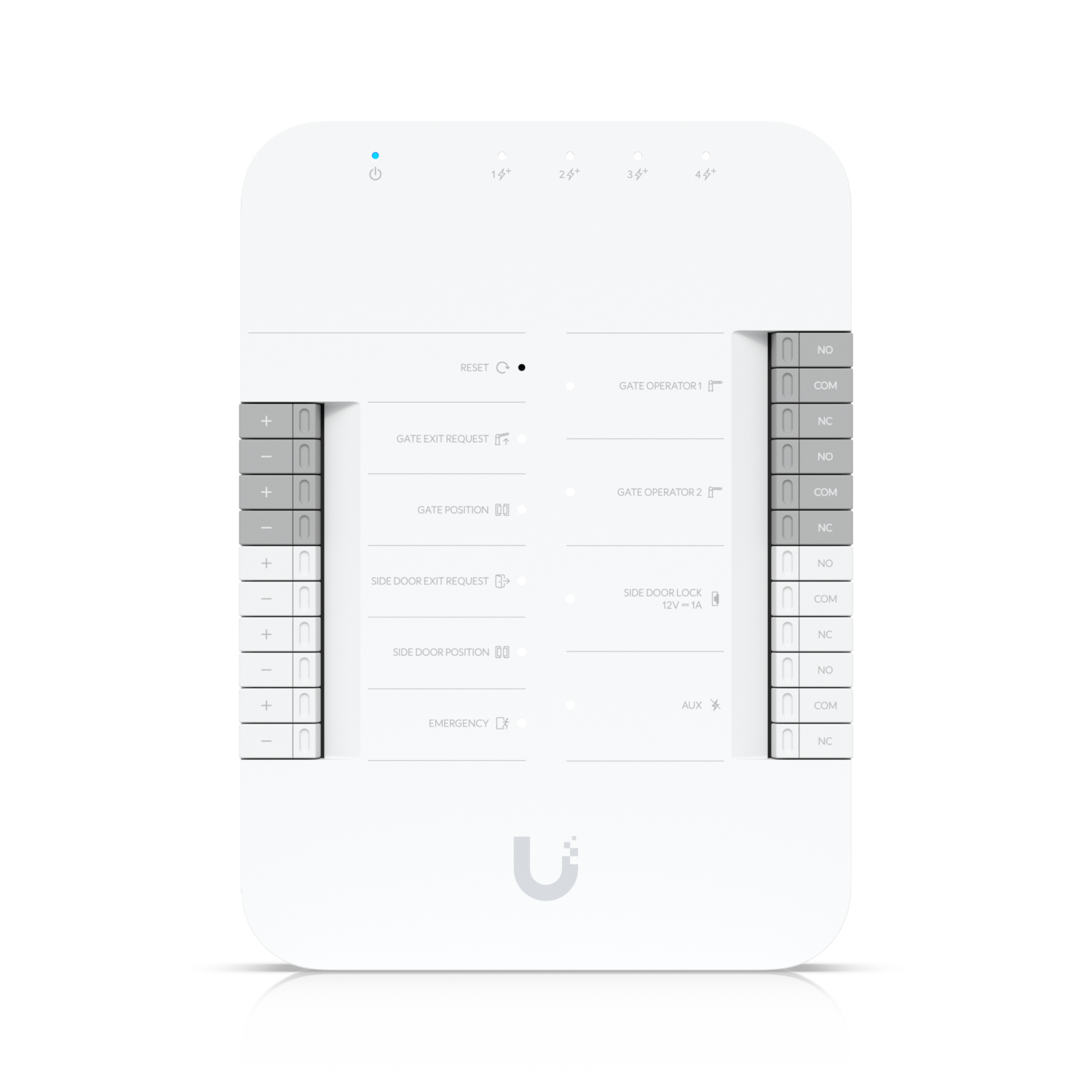 Ubiquiti UA-Hub-Gate värava- ja läbipääsukontroller • 1 värav + 1 kõrvaluks • 5 porti • PoE++