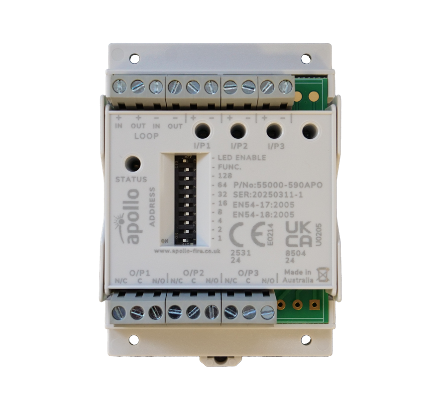 I/O moodul 55000-590APO X95 3-kanalit isolaatoriga valge