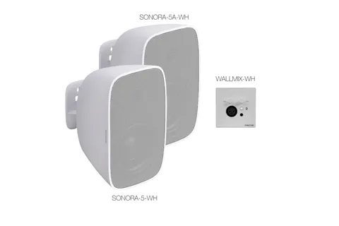Kõlar SONORA-WM5-WH pinnapealne 25+25W RMS valge