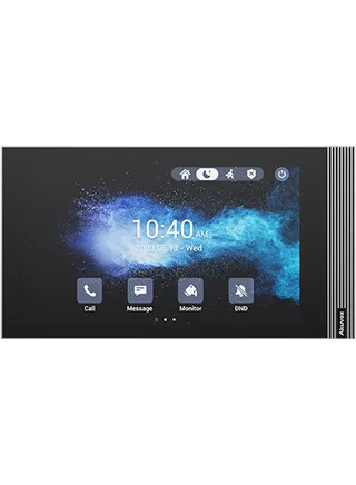 Sisemonitor S562-V on wall 7" PoE hall