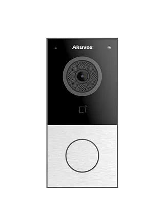 Videofon E12S V2.0 on wall 13.56MHZ NFC PoE hõbe