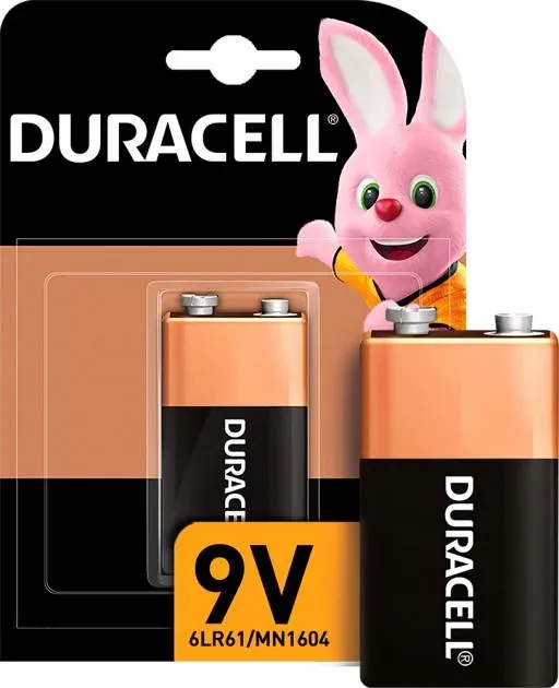 Patarei Duracell 6LF22 6LR61 9V "koroona" Alkaline 1tk. | kaameramaailm.ee Patarei Duracell 6LF22 6LR61 9V "koroona" Alkaline 1tk.