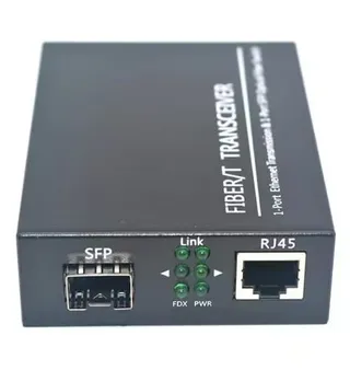 Optiline konverter AC101G-1T1F SM 1xRJ45 1xSFP SC 20km