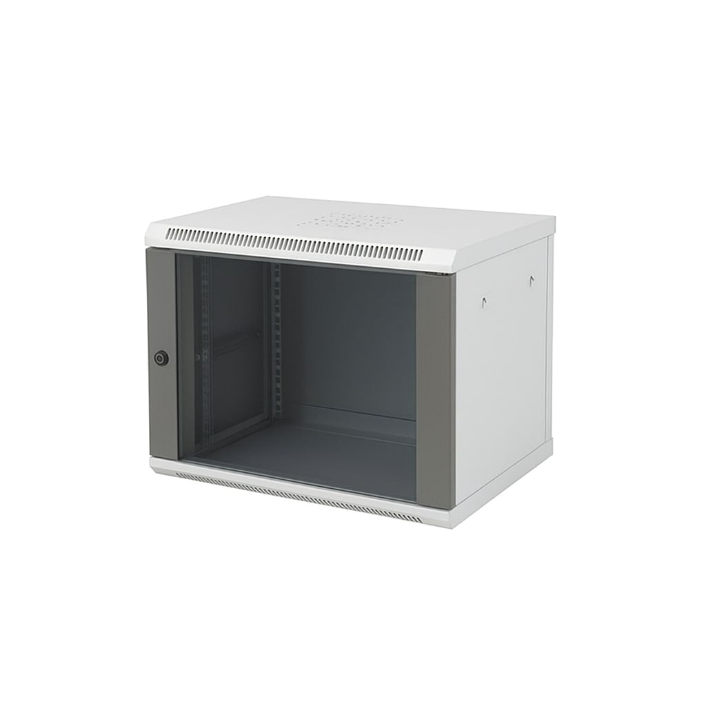 Võrgukapp 19" 6U 600x450x368mm seinapealne kokku pandud