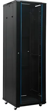 Võrgukapp A2-6642B 19'' 42U 600x600x2055mm eraldiseisev kokku panemata IP20 must (1/2)