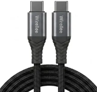 Kiirkaabel USB-C to USB-C 100W 20V/5A 480Mbps USB 2.0 1m