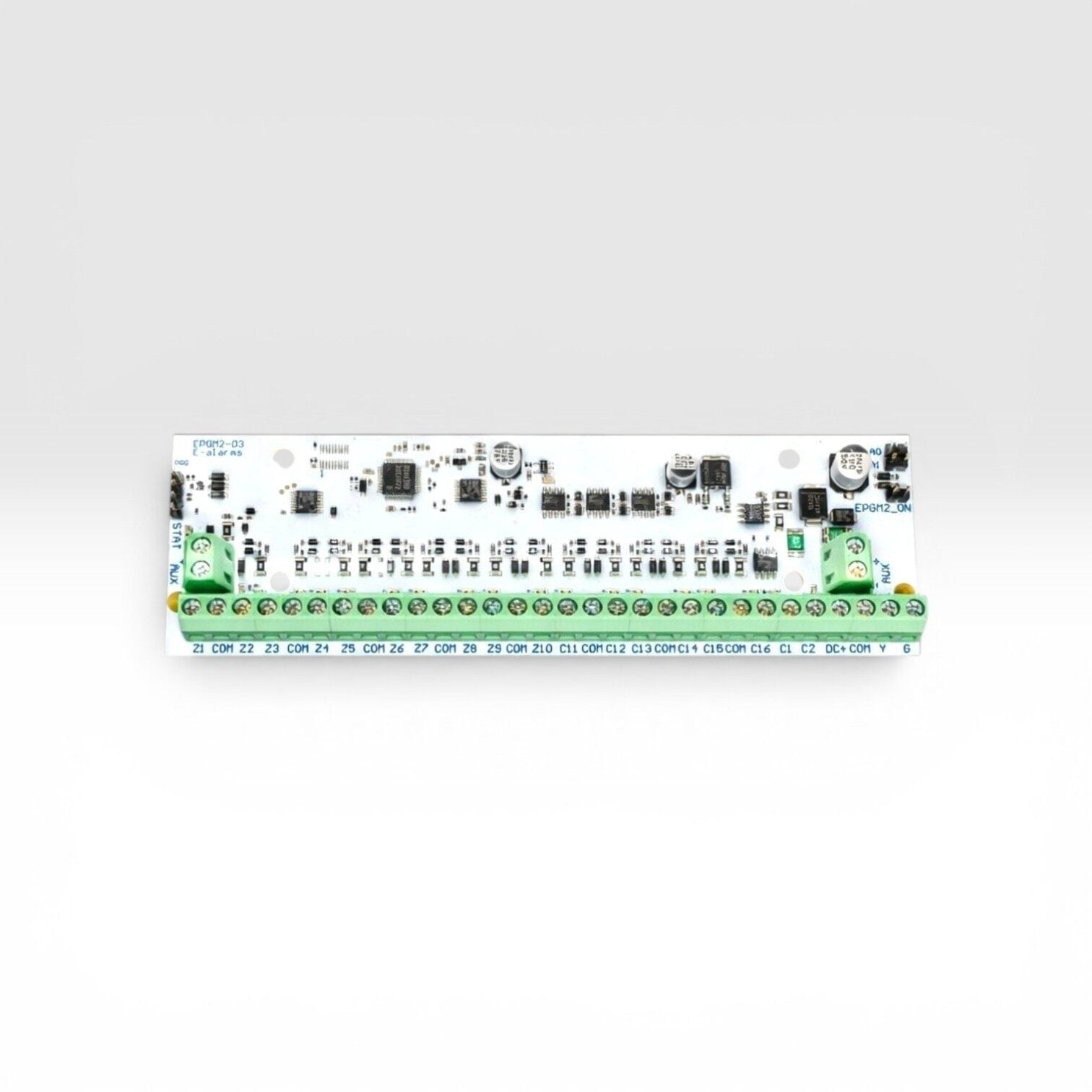 Juhtmega tsoonide ja PGM-väljundite laiendusmoodul EPGM2 16/10 tsooni 2/8 PGM 10-24V
