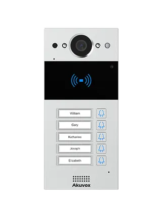 SIP Videofon R20B 5 nuppu 2MP RFID PoE IP65