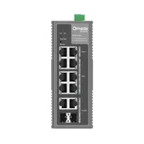 Switch IES210GPP Easy manageeritav industriaalne 10-Port Gigabit 6-Port PoE+ 2-Port PoE++ (1/6)