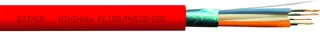 Varjestatud tulekindel kaabel HTKSHekw FE180/PH120 E90 1x2x1.0 Cca-s1b d2 a1 punane 100m