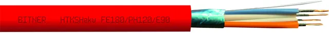 Varjestatud tulekindel kaabel HTKSHekw FE180/PH120 E90 2x2x0.8 Cca-s1b d2 a1 punane 100m | kaameramaailm.ee Varjestatud tulekindel kaabel HTKSHekw FE180/PH120 E90 2x2x0.8 Cca-s1b d2 a1 punane 100m