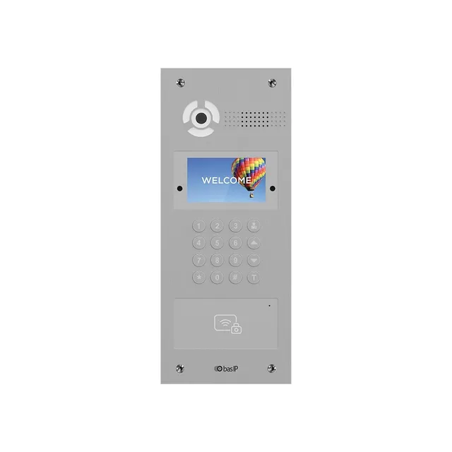 AA-07FBI Silver fono kutsepaneel kortermajale, BAS-IP | kaameramaailm.ee AA-07FBI Silver fono kutsepaneel kortermajale, BAS-IP