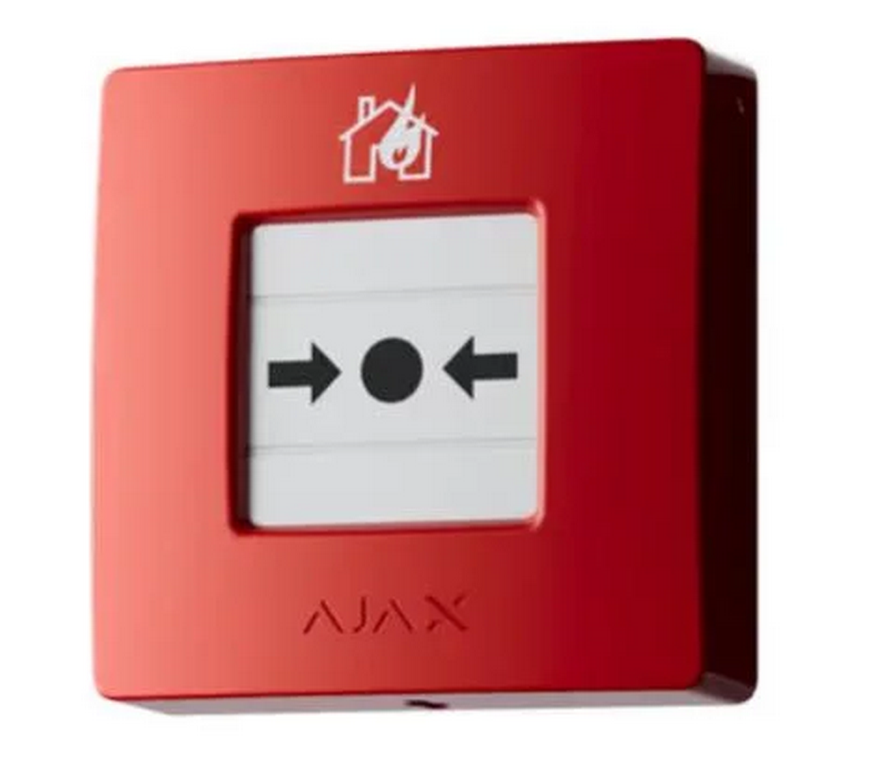Ajax EN54 ManualCallPoint (Red) Jeweller käsiteadusti, punane