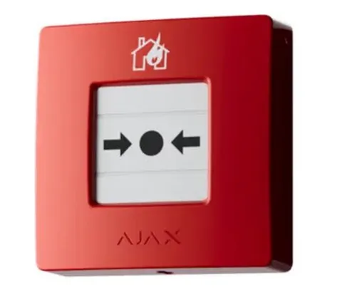 Ajax EN54 ManualCallPoint (Red) Jeweller käsiteadusti, punane